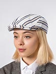 Кепка BAILEY арт. 90196 CAYSON (белый / бежевый)